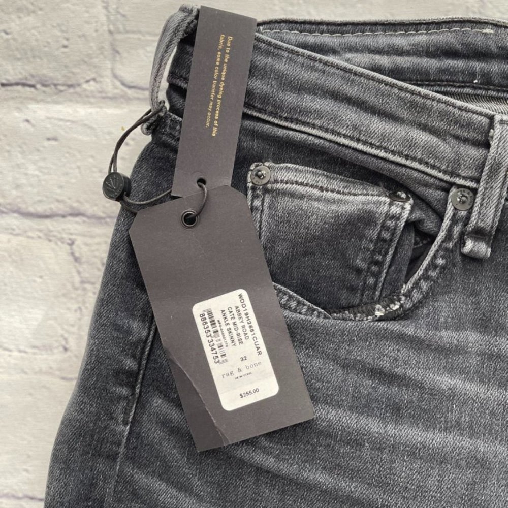 Rag & Bone Denim Cropped Skinny Jeans - Picture 7 of 11